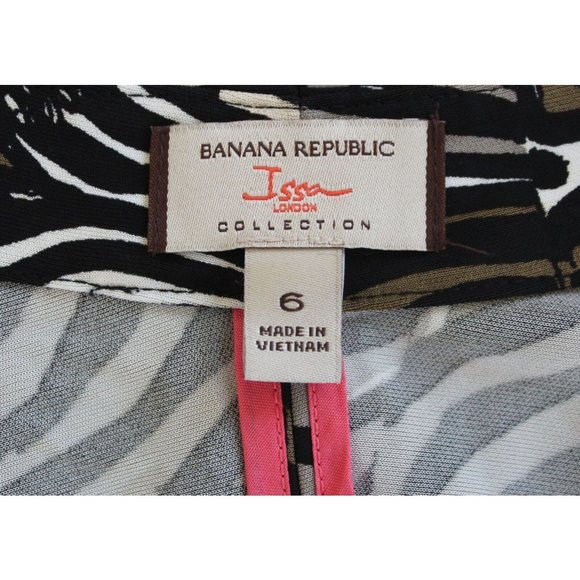 BANANA REPUBLIC Issa London Collection Zebra Kimono Dress, Size 6 - Picture 7 of 8